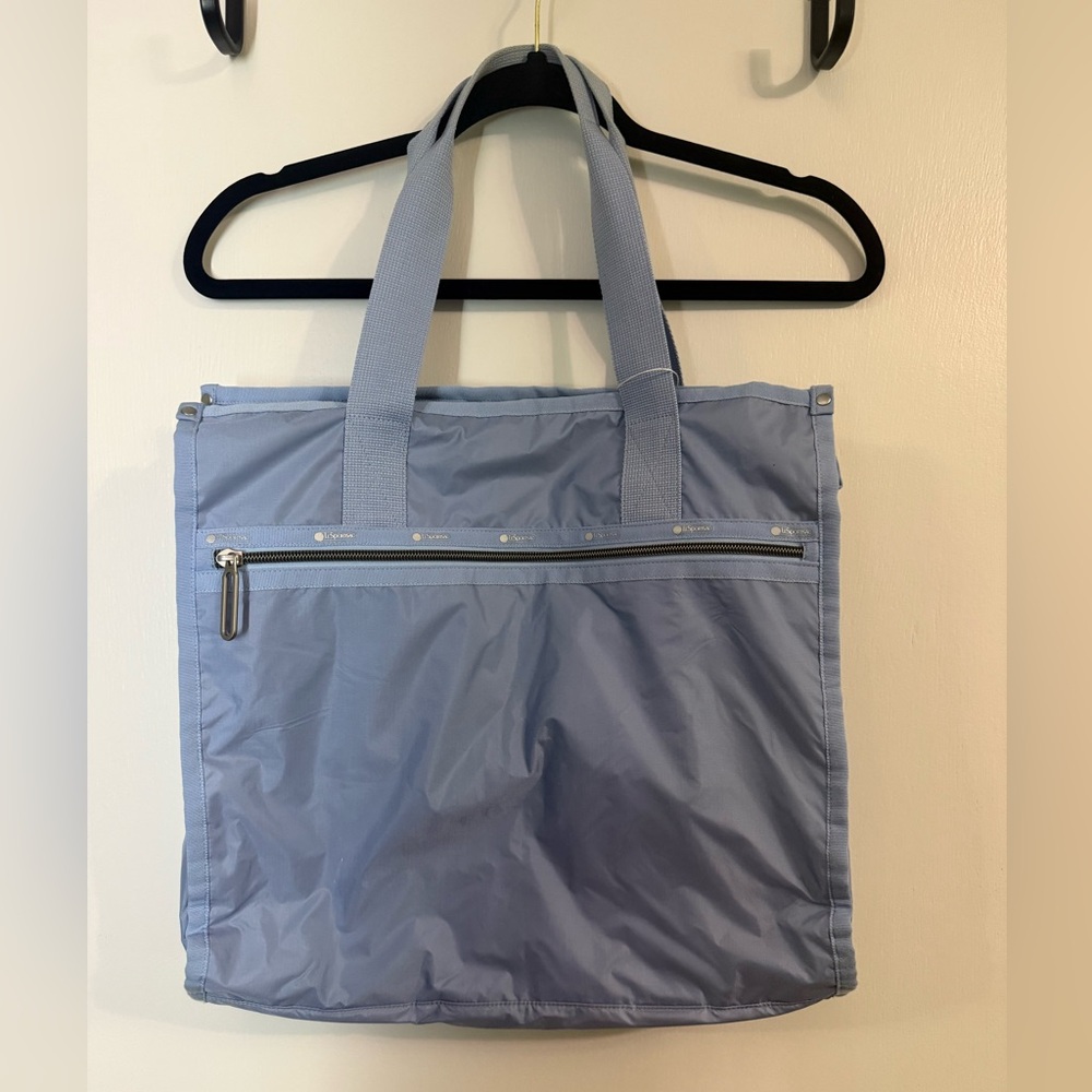 LeSportsac Light Blue Soft Convertible Tote Bag